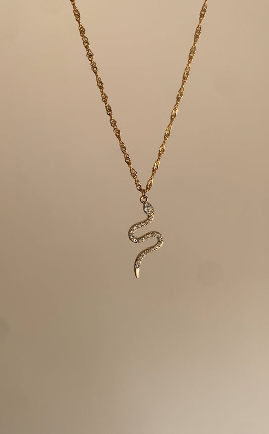 F22 SNAKE NECKLACE PENDANT