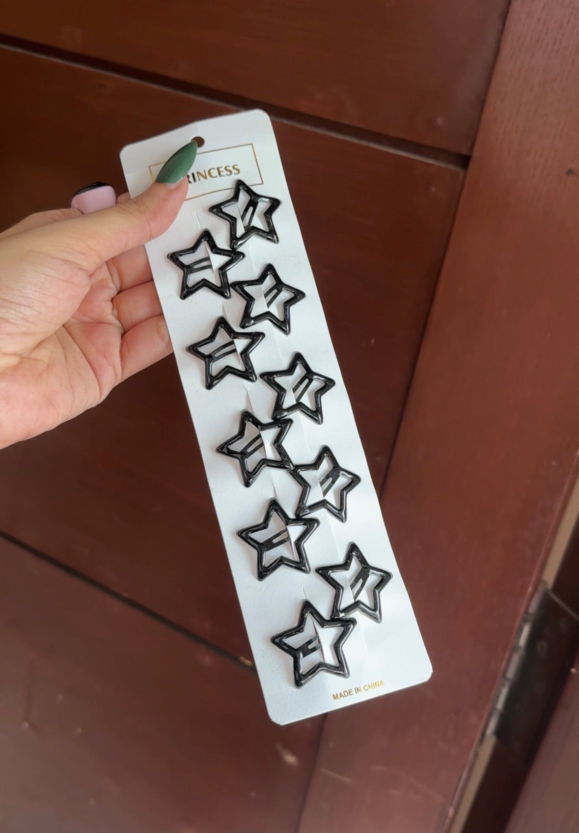 E207 STAR HAIR CLIP SET