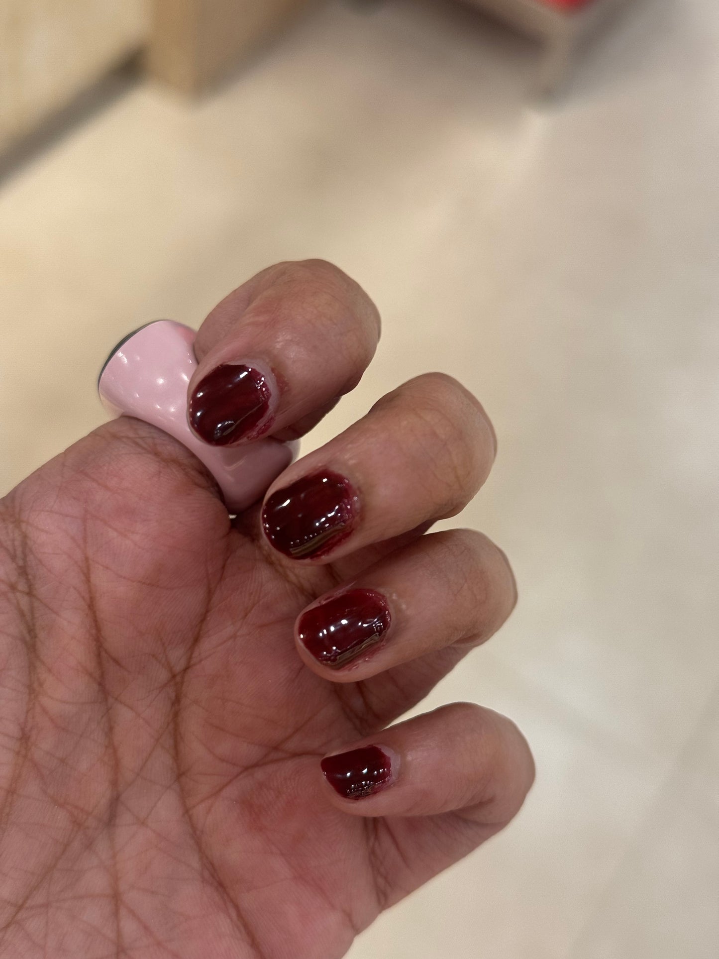 PLUM KOREAN NAIL COLOR