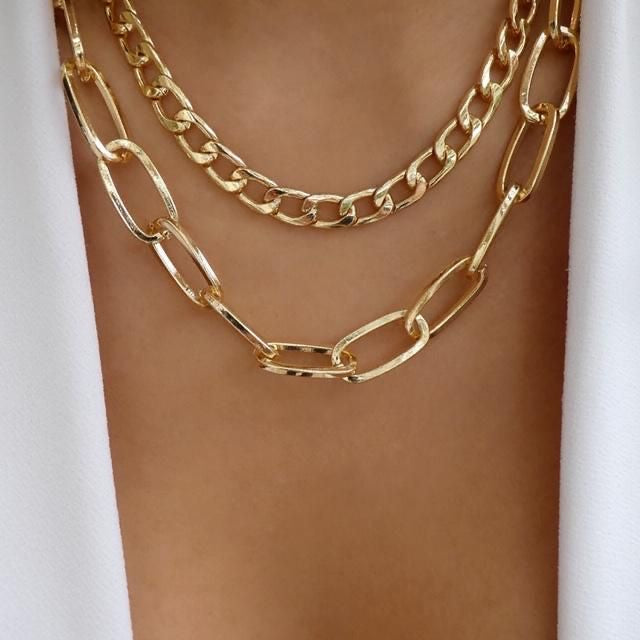 C42 THICK DOUBLE CHAINED