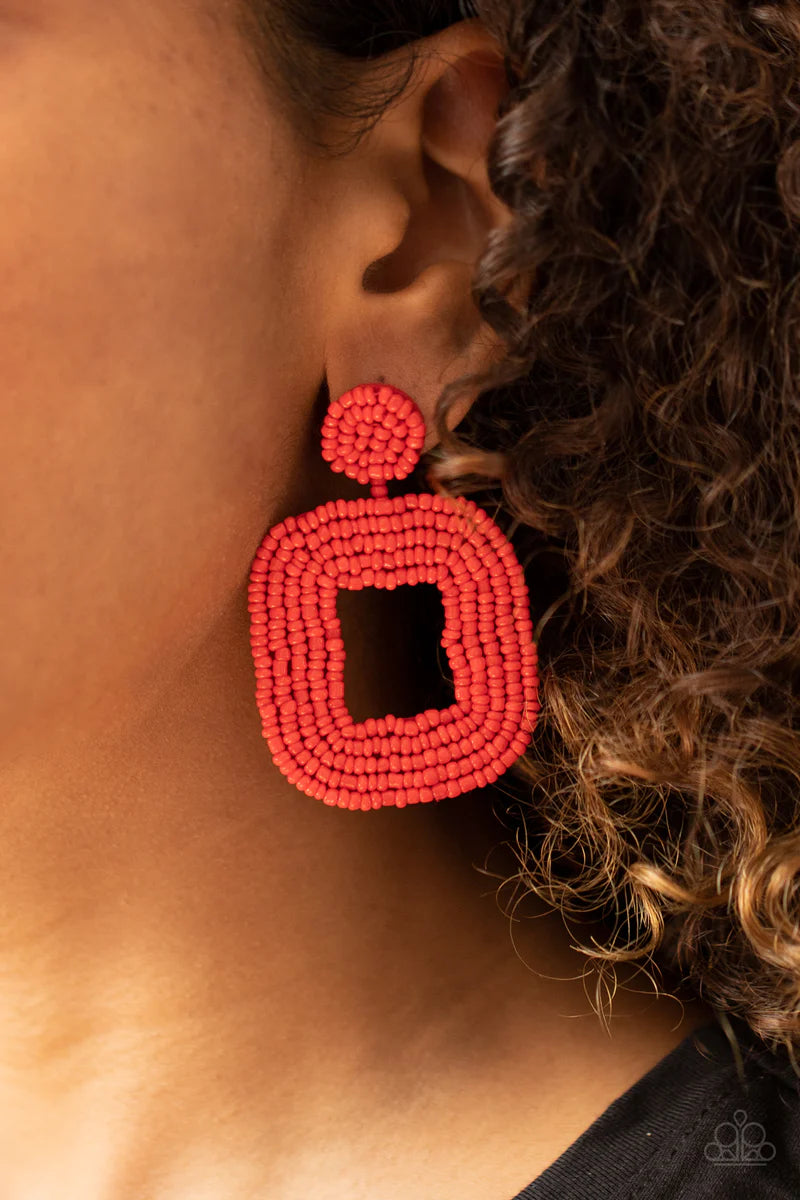 E47 BEADED EARRINGS
