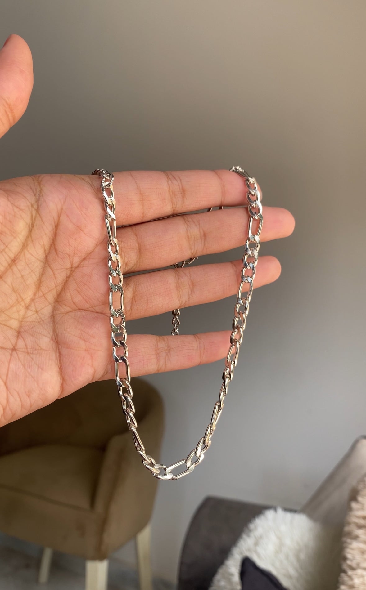 F57 PLAIN SILVER CHAIN