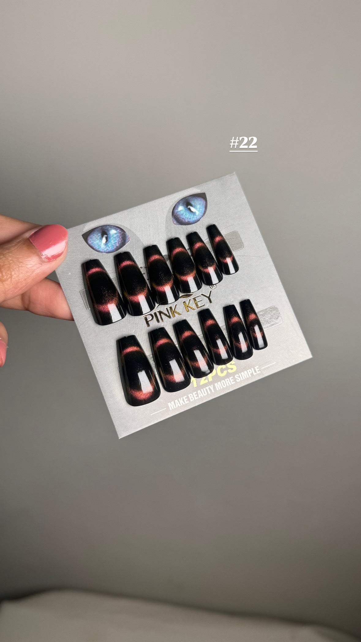 LONG SQUARE GLITTER SHINY NAIL SET