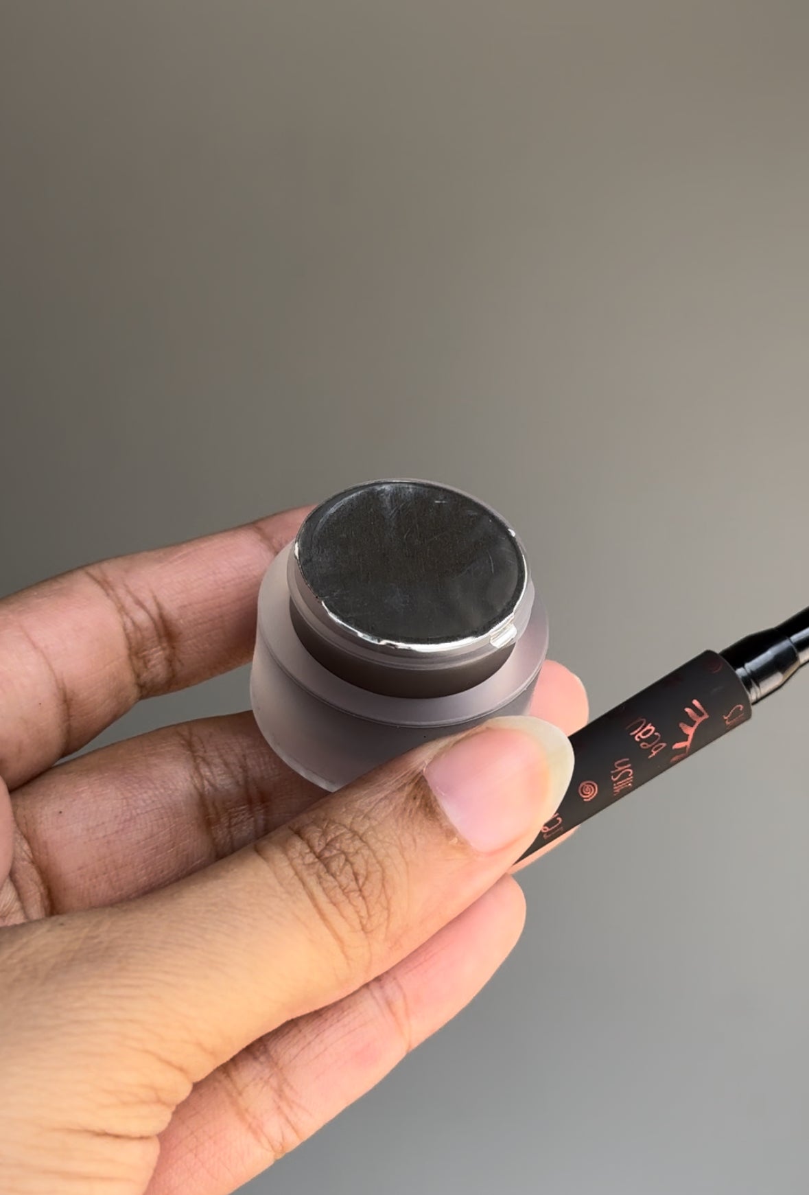 SEALED AND ORIGINAL EYEBROW POMADE IN DARK BROWN SHADE