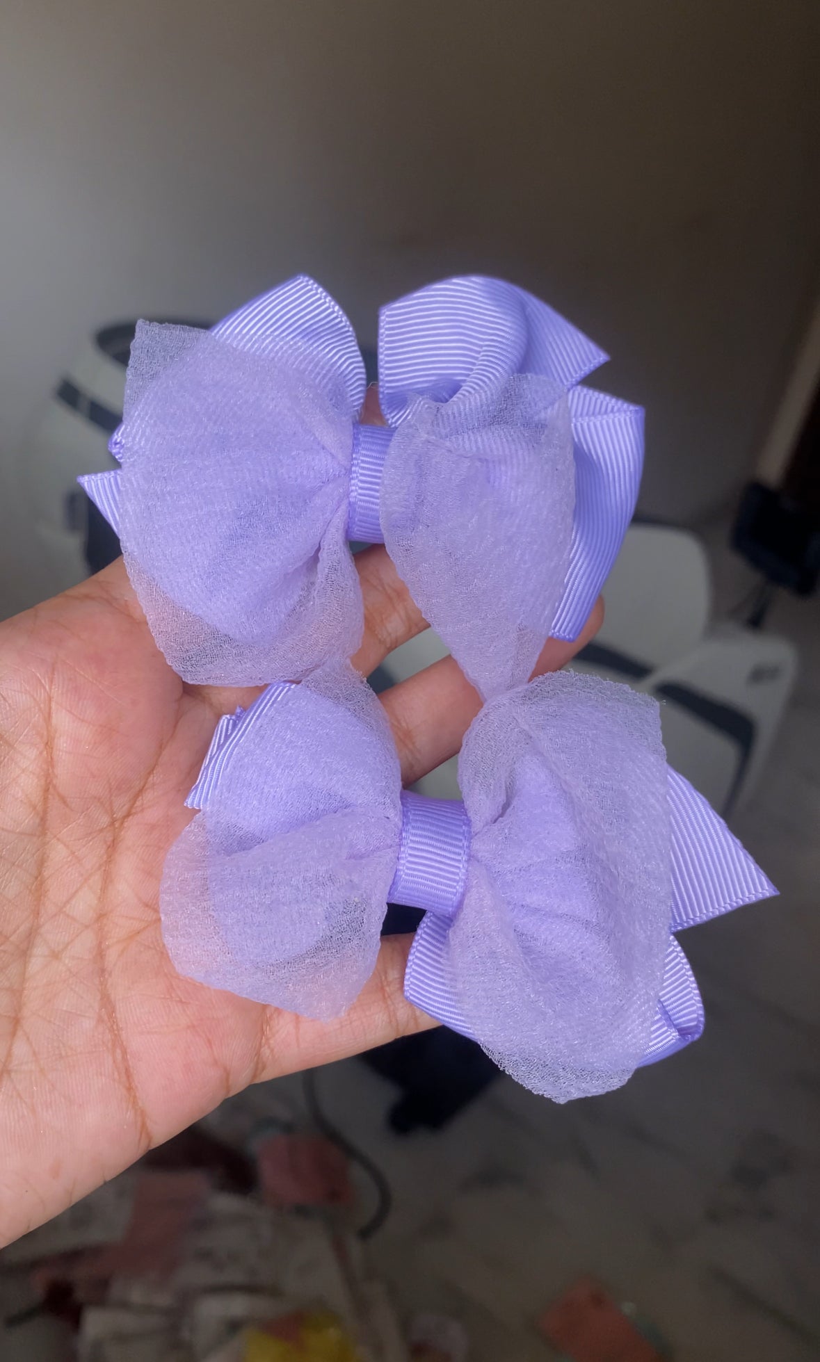 F14 KIDS HAIR BOW PAIR