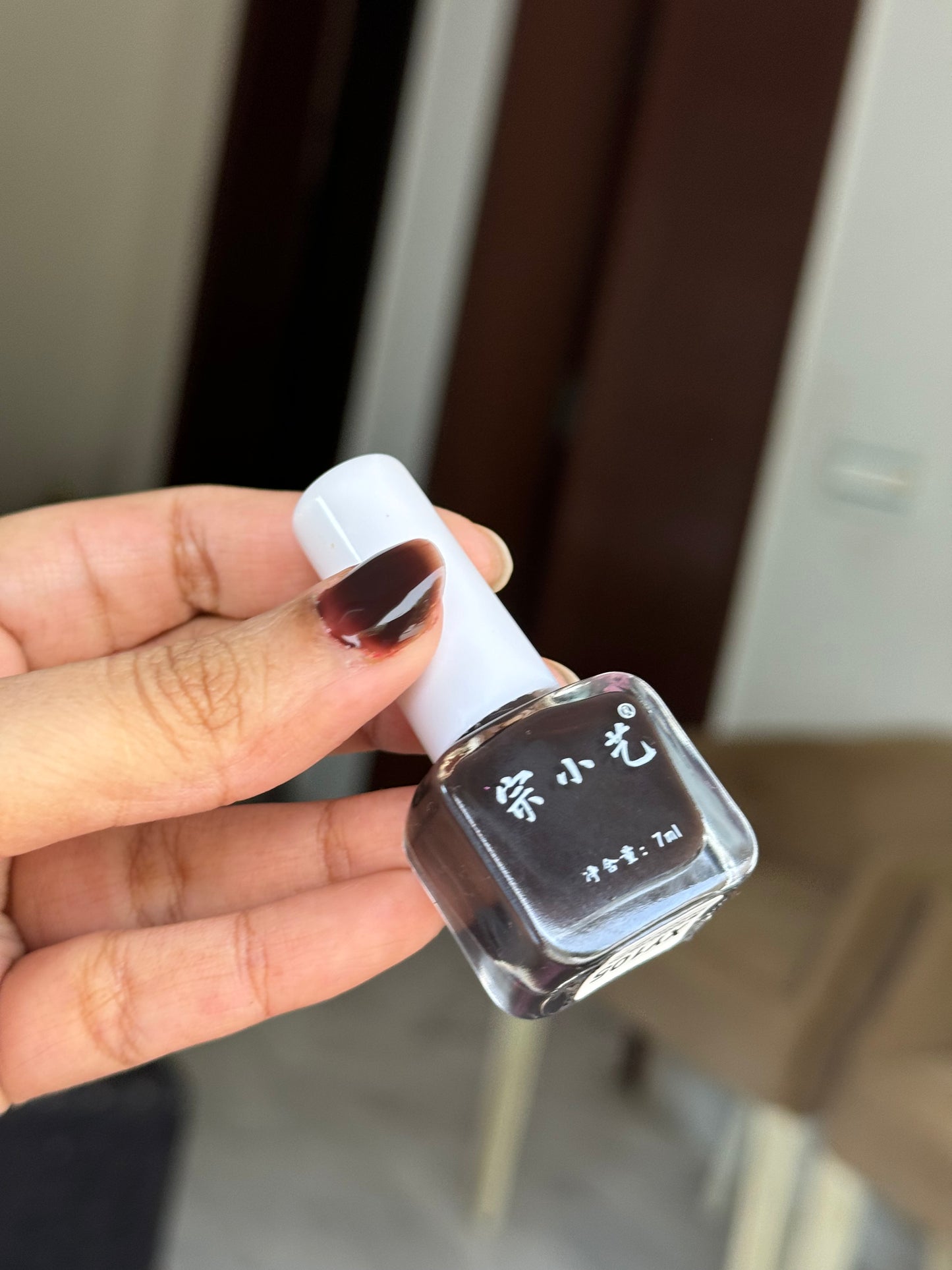 BLACK KOREAN STYLE NAIL COLOR