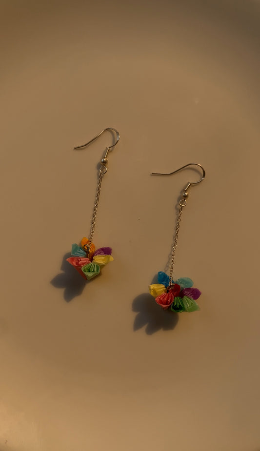 MULTI FLORAL EARRINGS