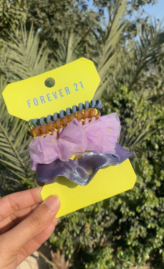 A338 FOREVER 21 SCRUNCHIE SET