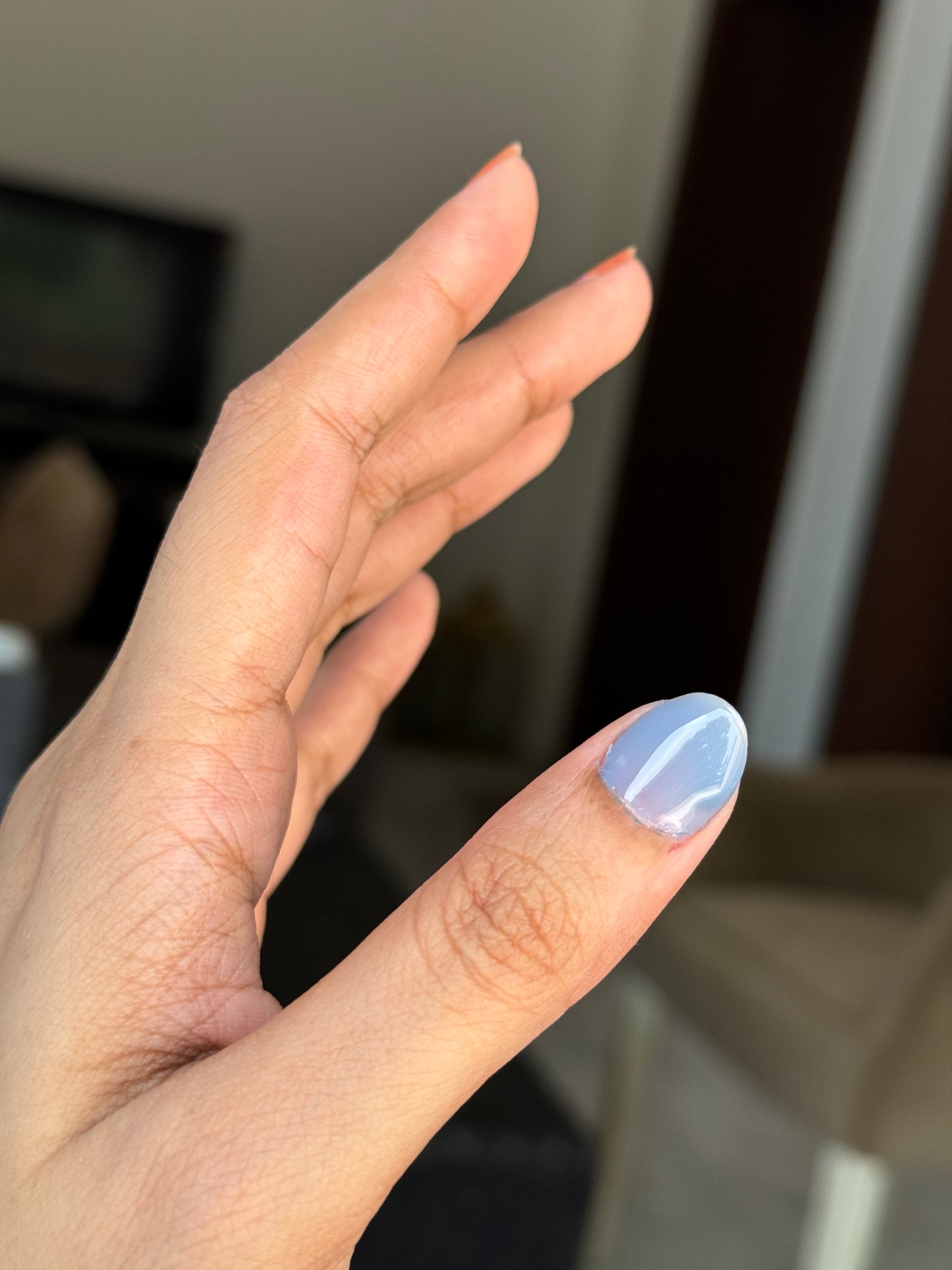 LIGHT BLUE KOREAN NAIL COLOR