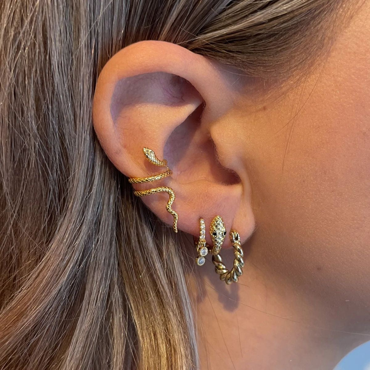 SNAKE EAR SET