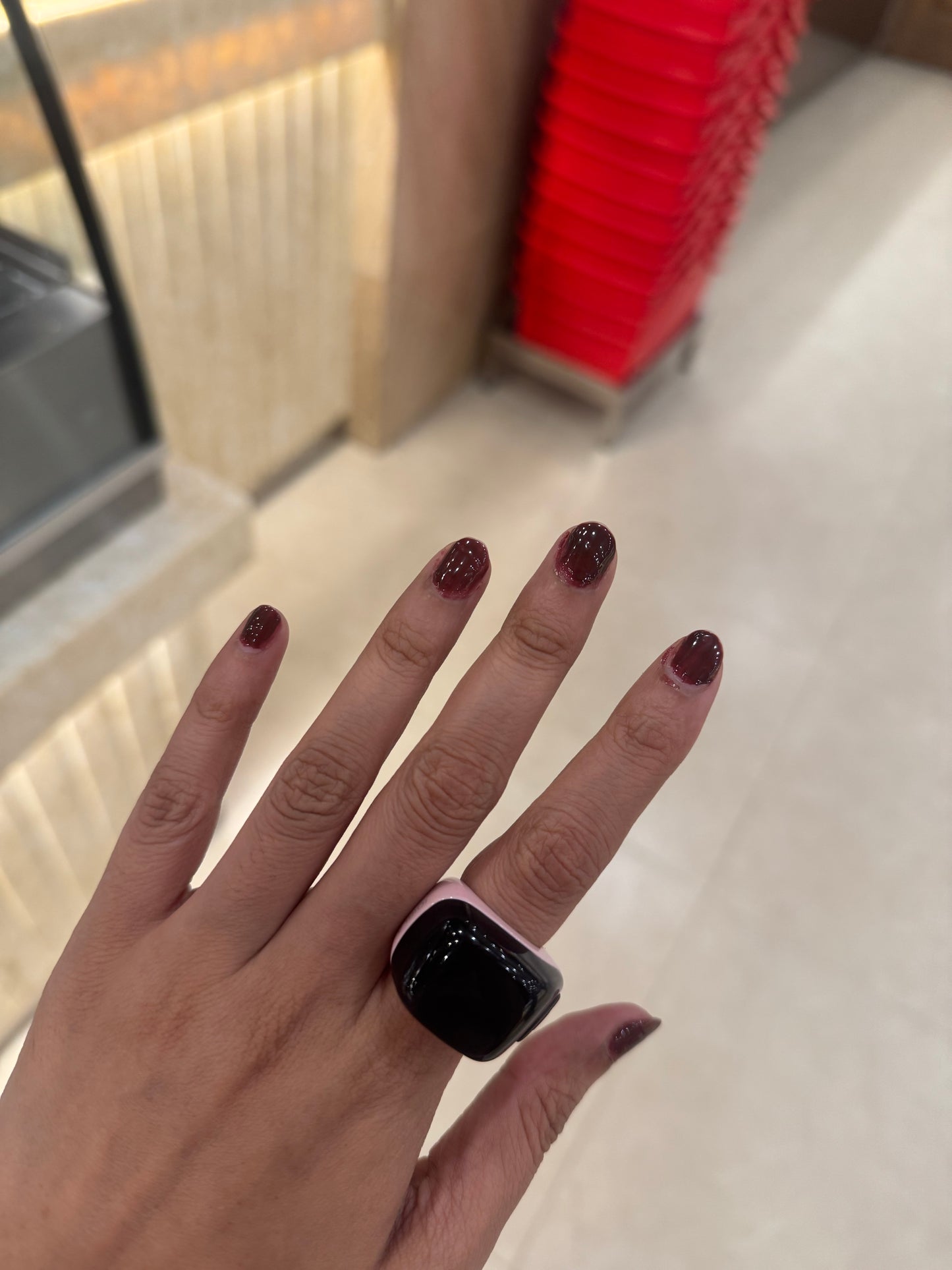 PLUM KOREAN NAIL COLOR