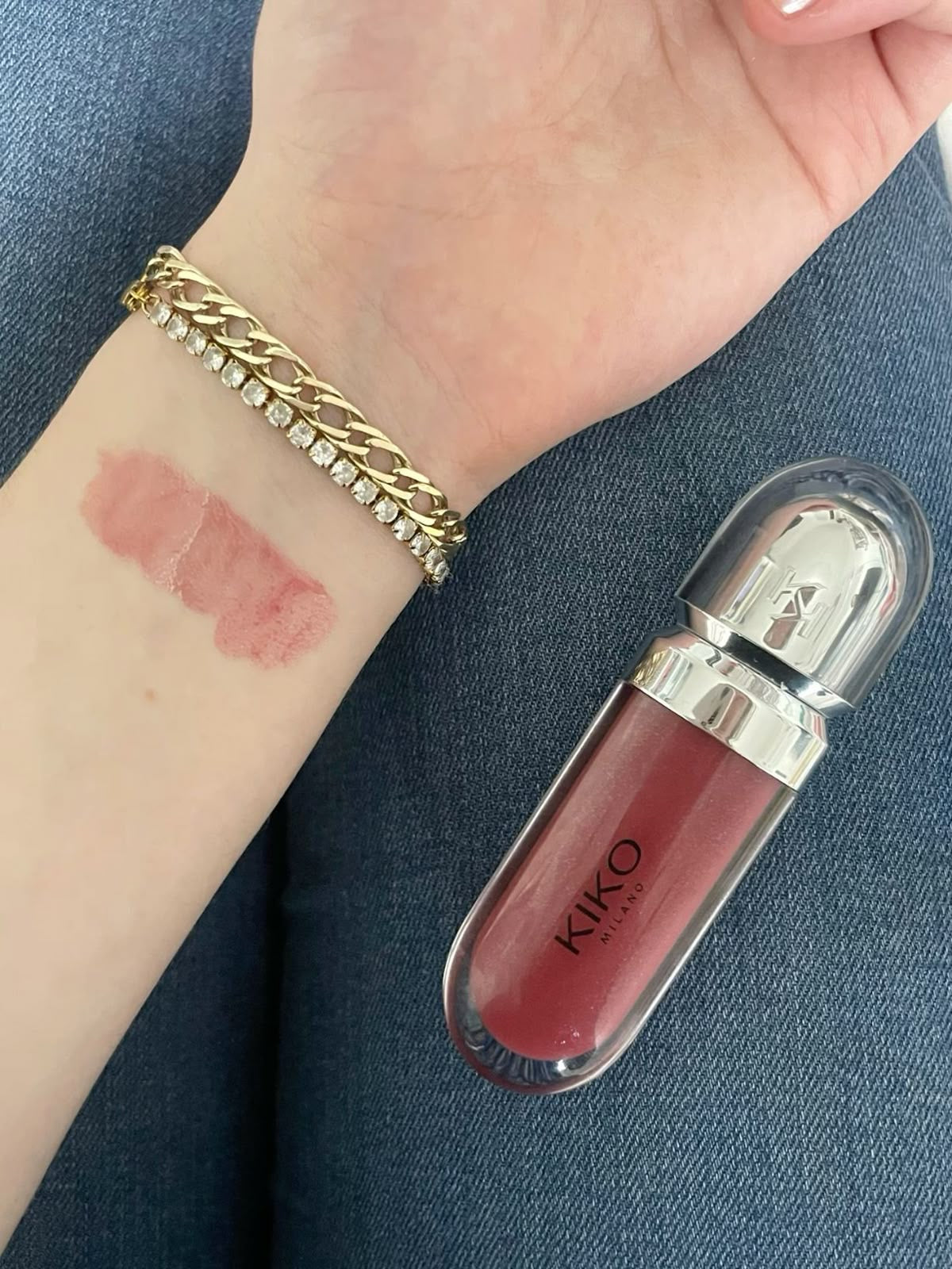 21 KIKO MILANO LIP GLOSS IN BURNT ORANGE SHADE