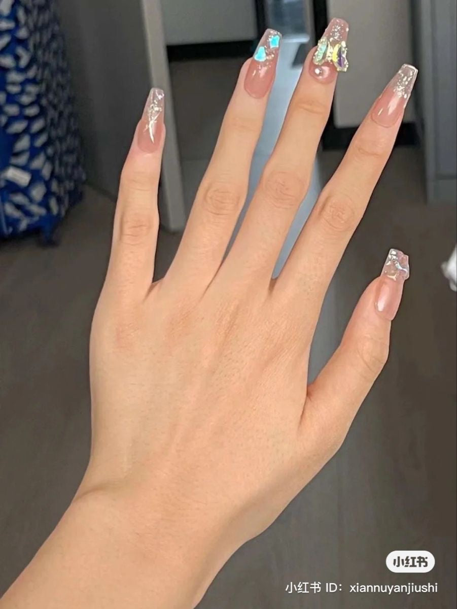 N1 BUTTERFLY FANCY NAIL SET