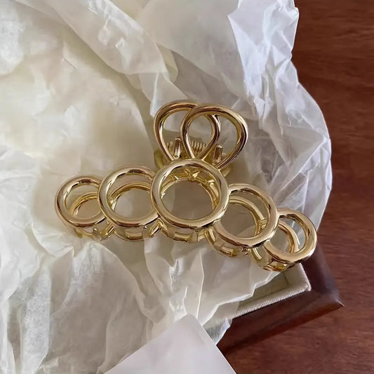 METAL RING HAIR CLAW