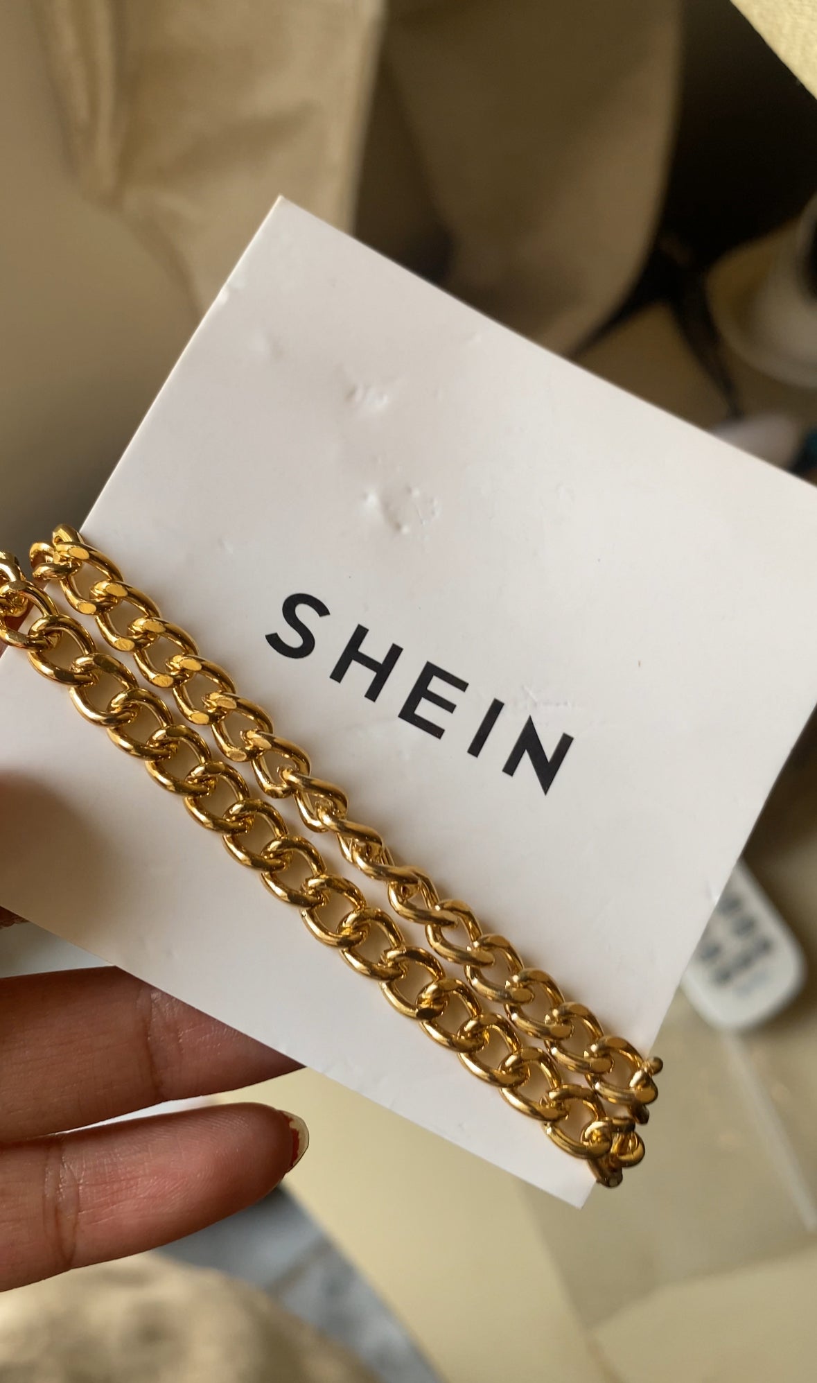 F94 SHEIN CHAIN CHOKER