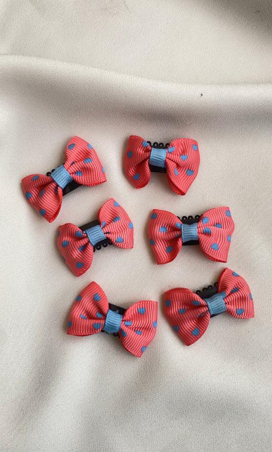 D58 MINI HAIR BOW SET