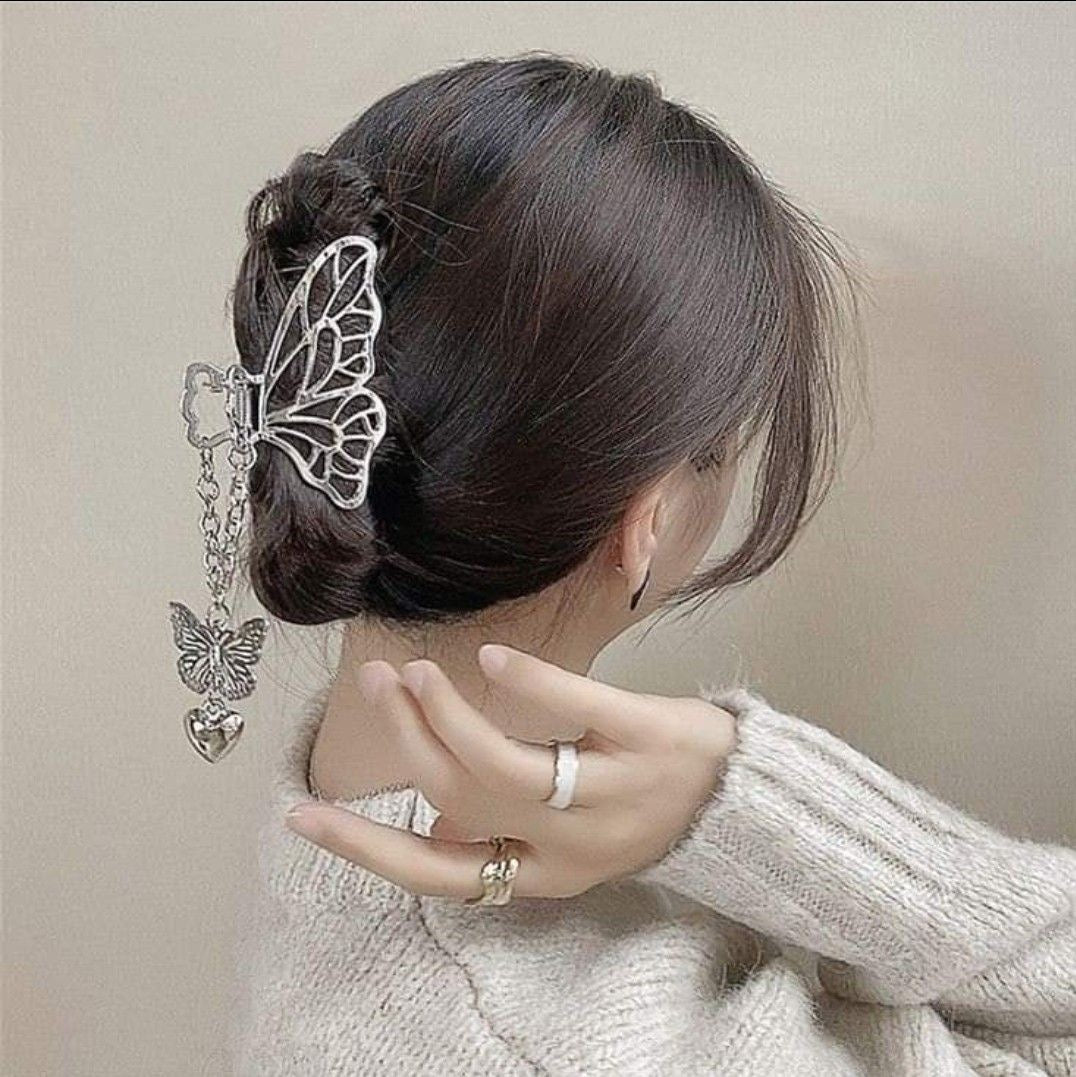 C71 BUTTERFLY METAL HAIR CLAW