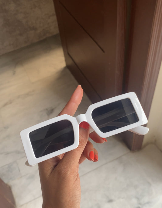 WHITE RECTANGLE SHADES