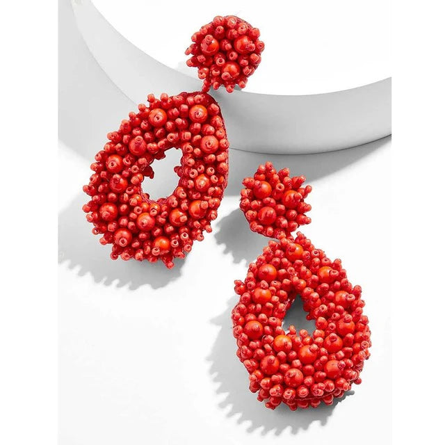 E44 BEADED EARRINGS