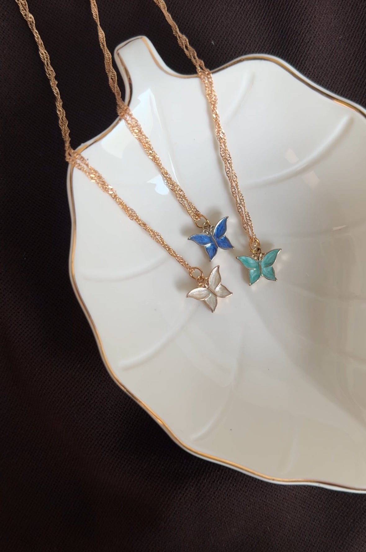 C354 BUTTERFLY NECKLACE