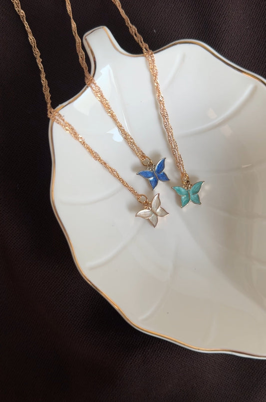 C354 BUTTERFLY NECKLACE