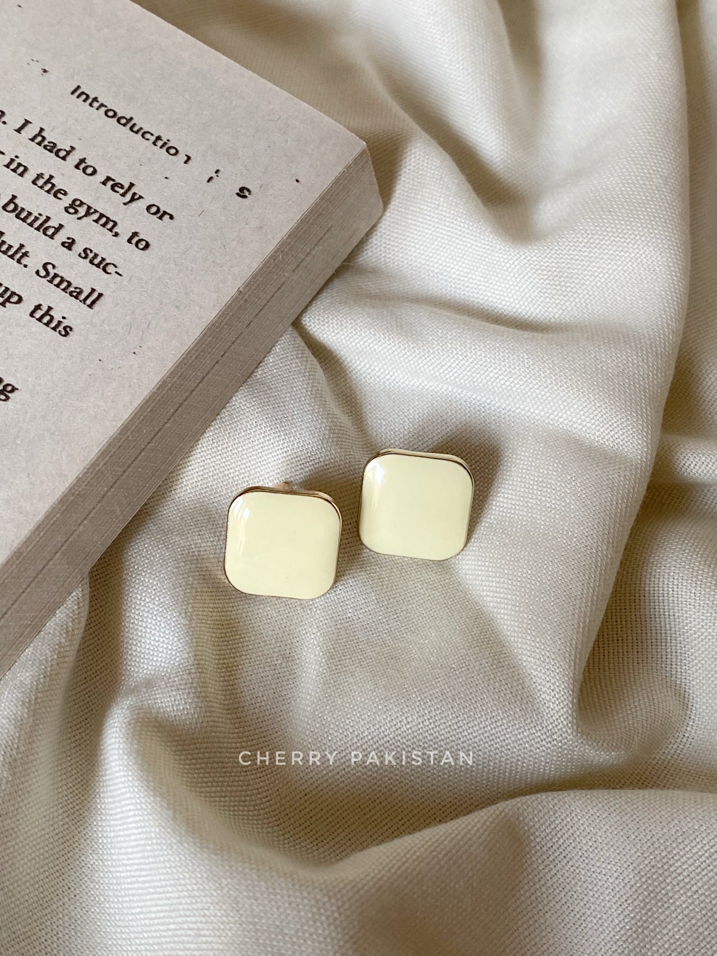 AA SQUARE EAR STUDS