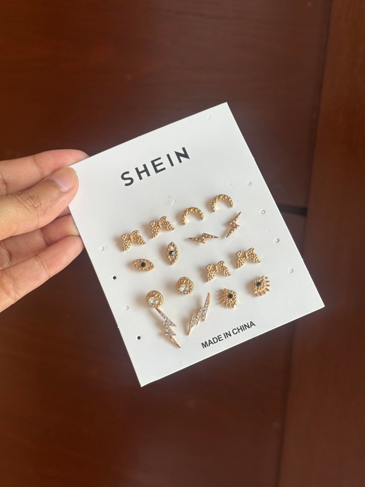 C164 SHEIN EAR STUDS SET