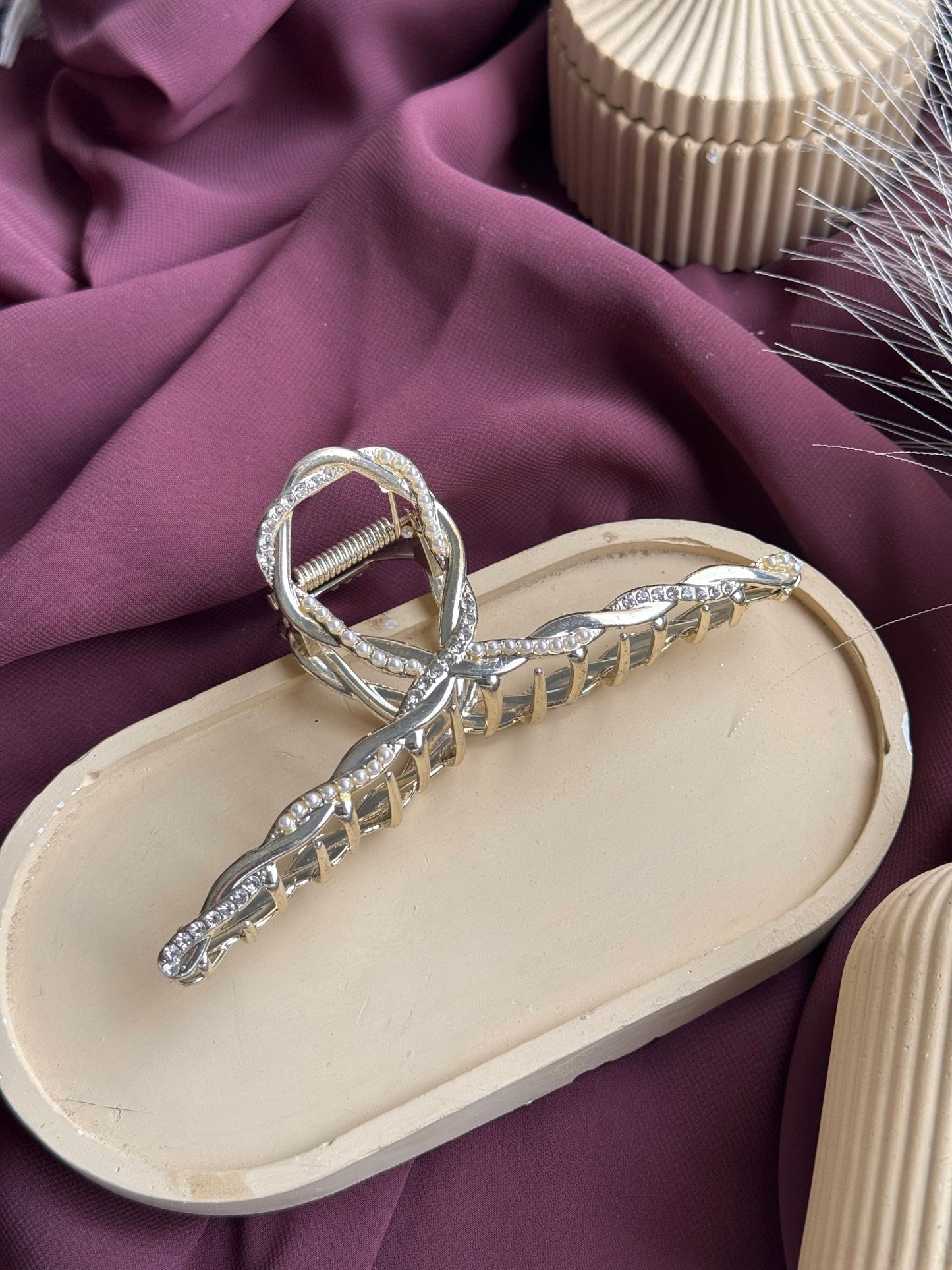 A34 METAL FANCY HAIR CLAW