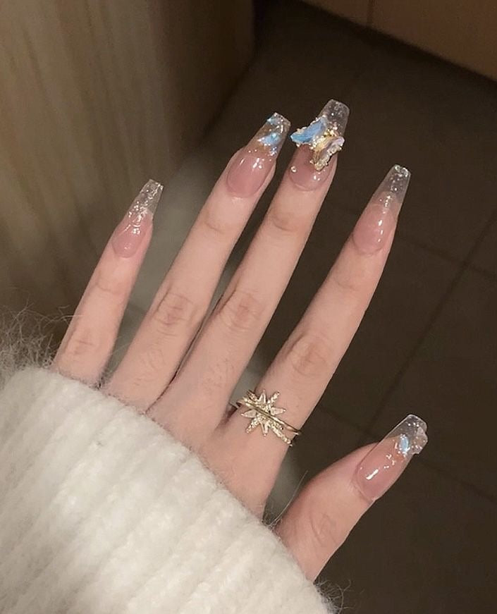 N1 BUTTERFLY FANCY NAIL SET