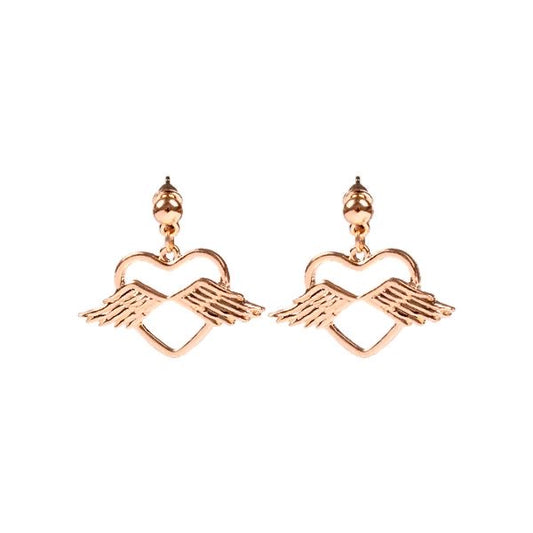 GOLDEN HEART EARRINGS