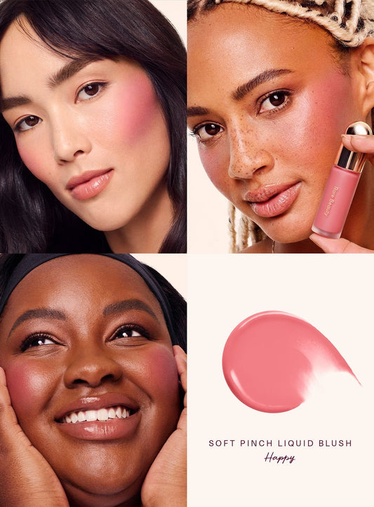 RARE BEAUTY BLUSH IN SAHDE HAPPY