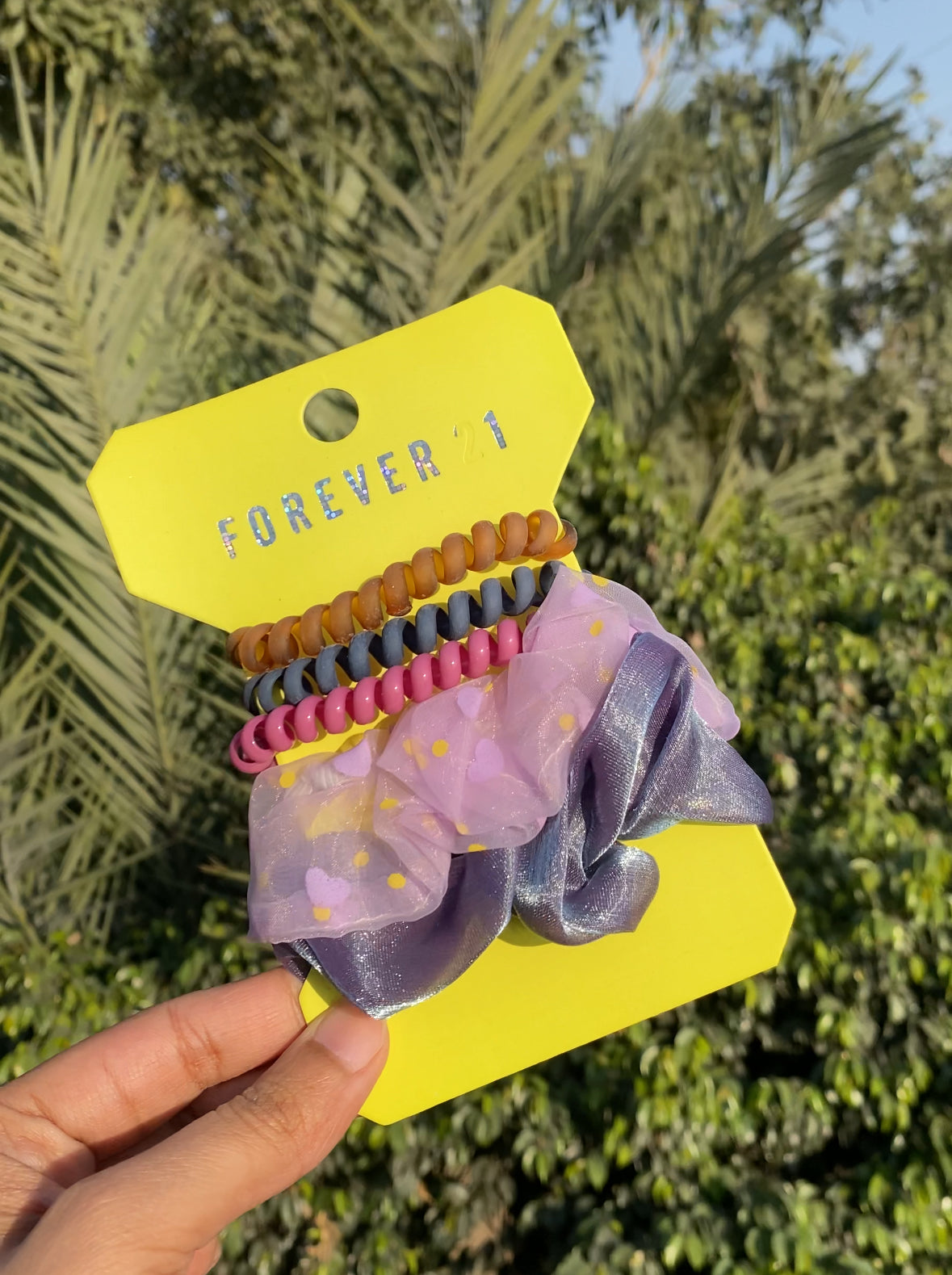 A148 FOREVER 21 SCRUNCHIE SET