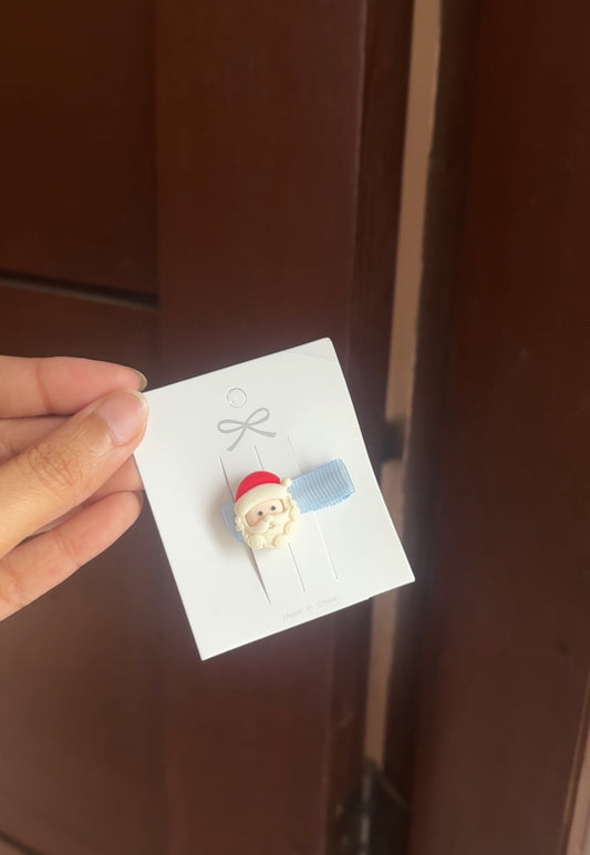 SANTA CLAUSE HAIR PIN