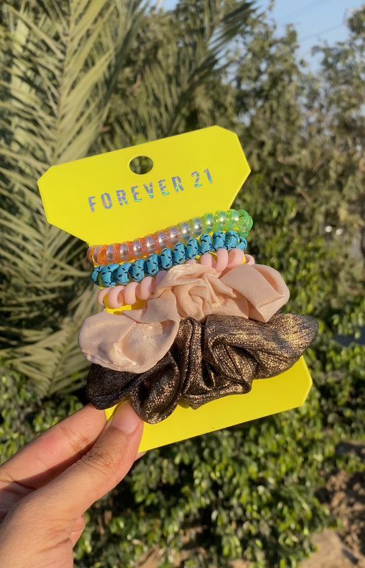 A270 FOREVER 21 SCRUNCHIE SET