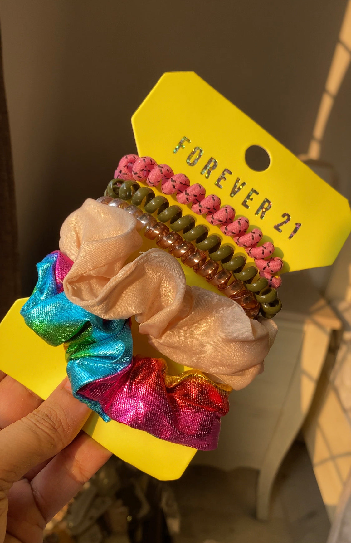 A210 FOREVER 2  1  ORIGINAL HAIR TIE / SCRUNCHIE  SET