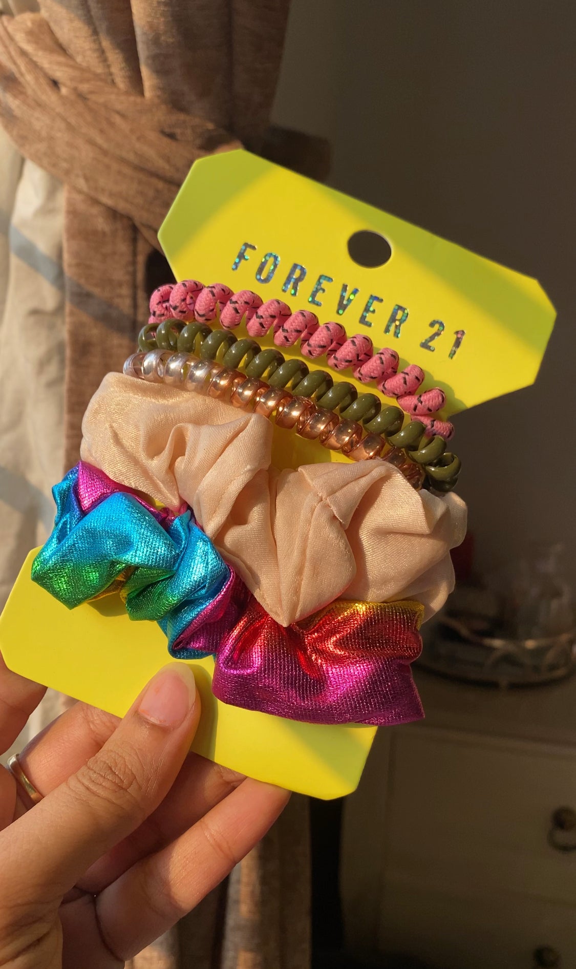 A210 FOREVER 2  1  ORIGINAL HAIR TIE / SCRUNCHIE  SET