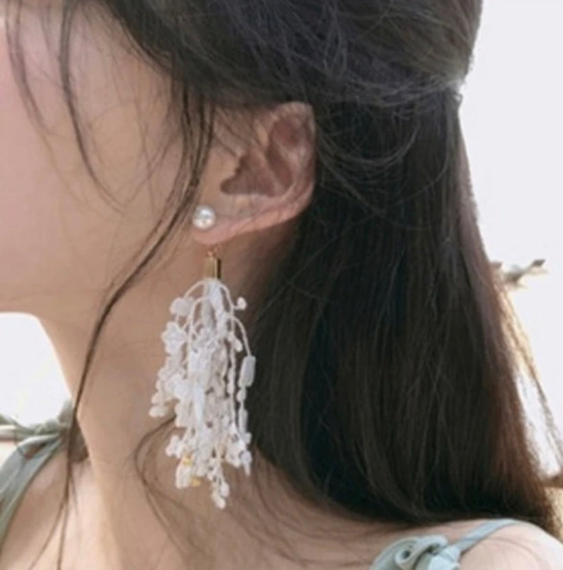 LACE STOPPER EARRINGS