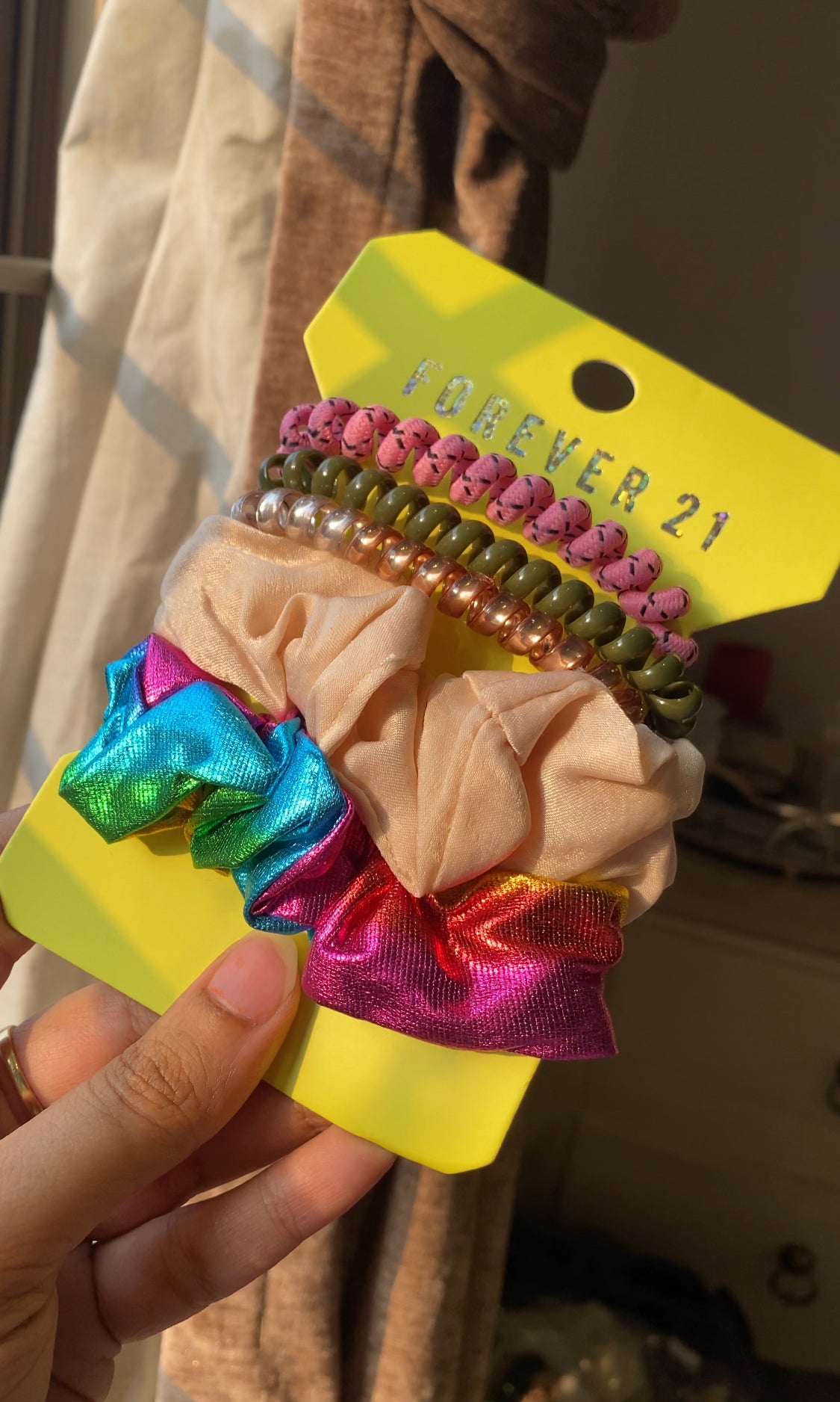 A210 FOREVER 2  1  ORIGINAL HAIR TIE / SCRUNCHIE  SET