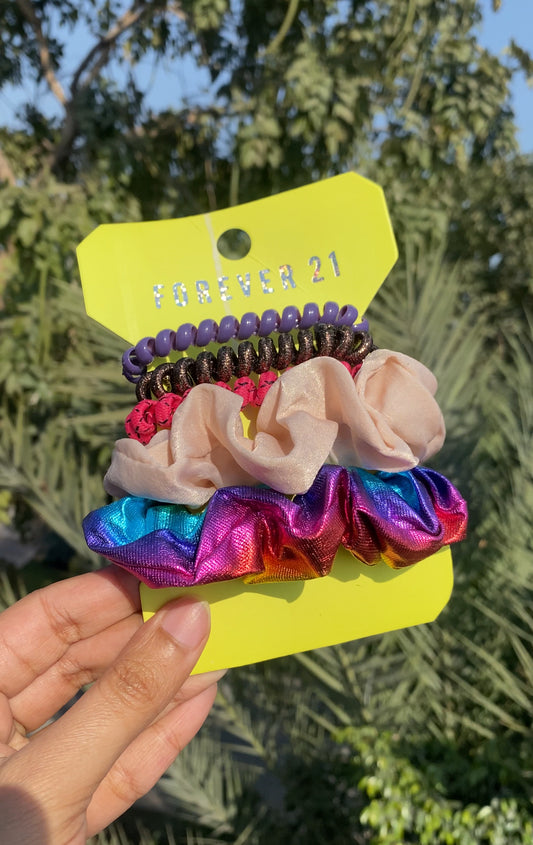 A263 FOREVER 21 SCRUNCHIE SET