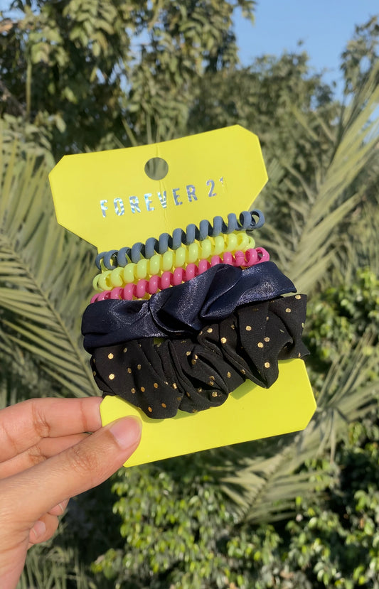 A264 FOREVER 21 SCRUNCHIE SET