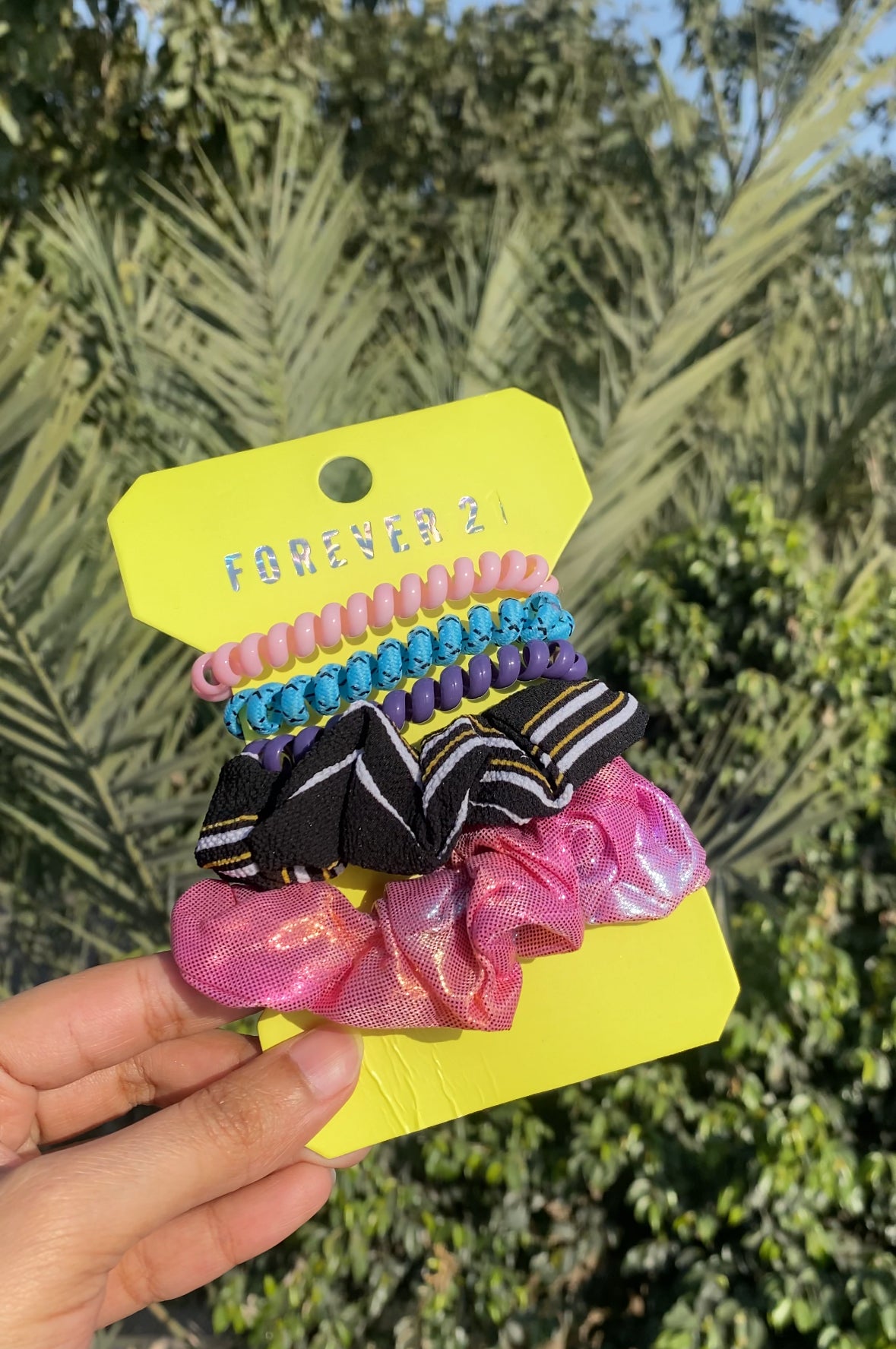 A309 FOREVER 21 SCRUNCHIE SET