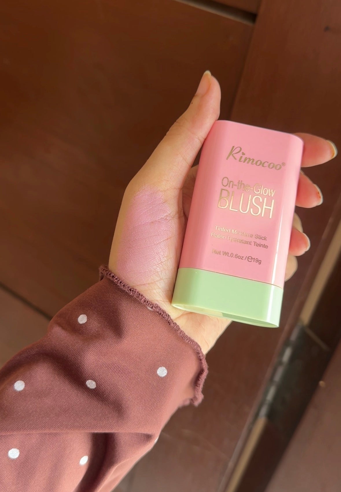 RIMOCOO LIGHT PINK STICK BLUSH