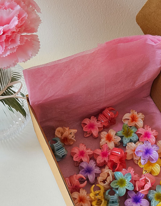 SMALL FLOWER CLAW CLIP