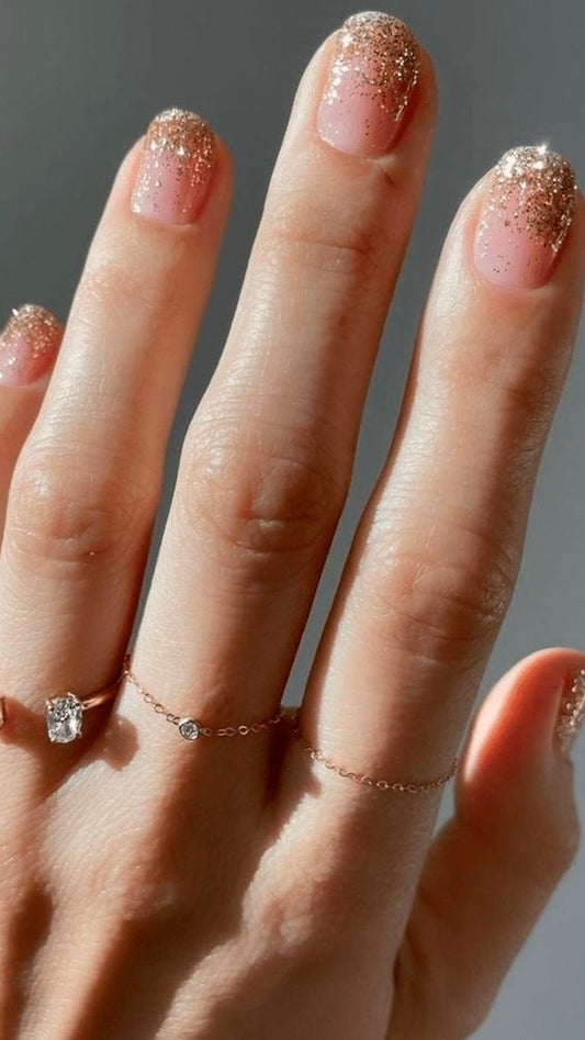 KOREAN GOLDEN GLITTER NAIL COLOR