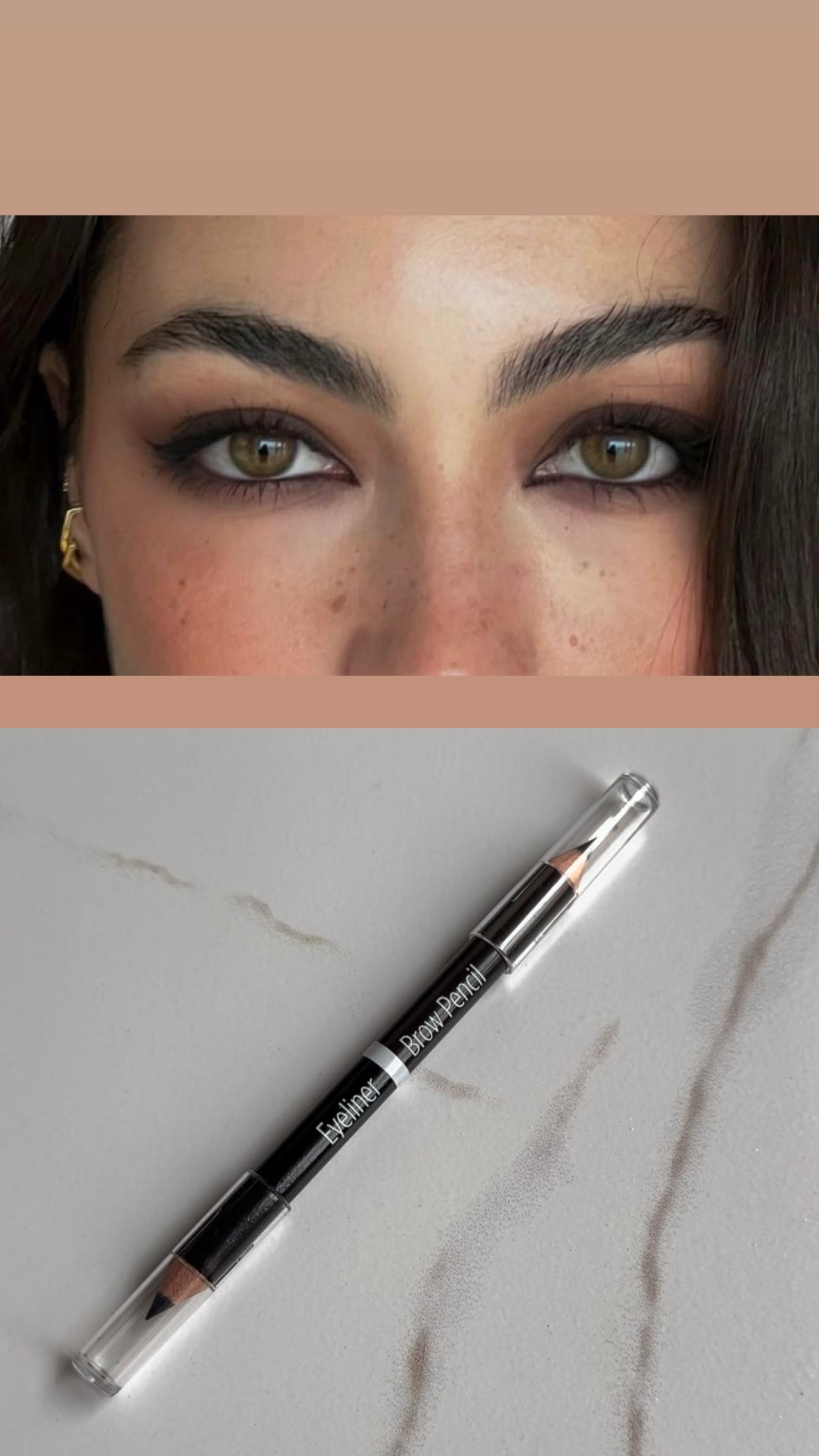 EYELINER + EYEBROW PENCIL