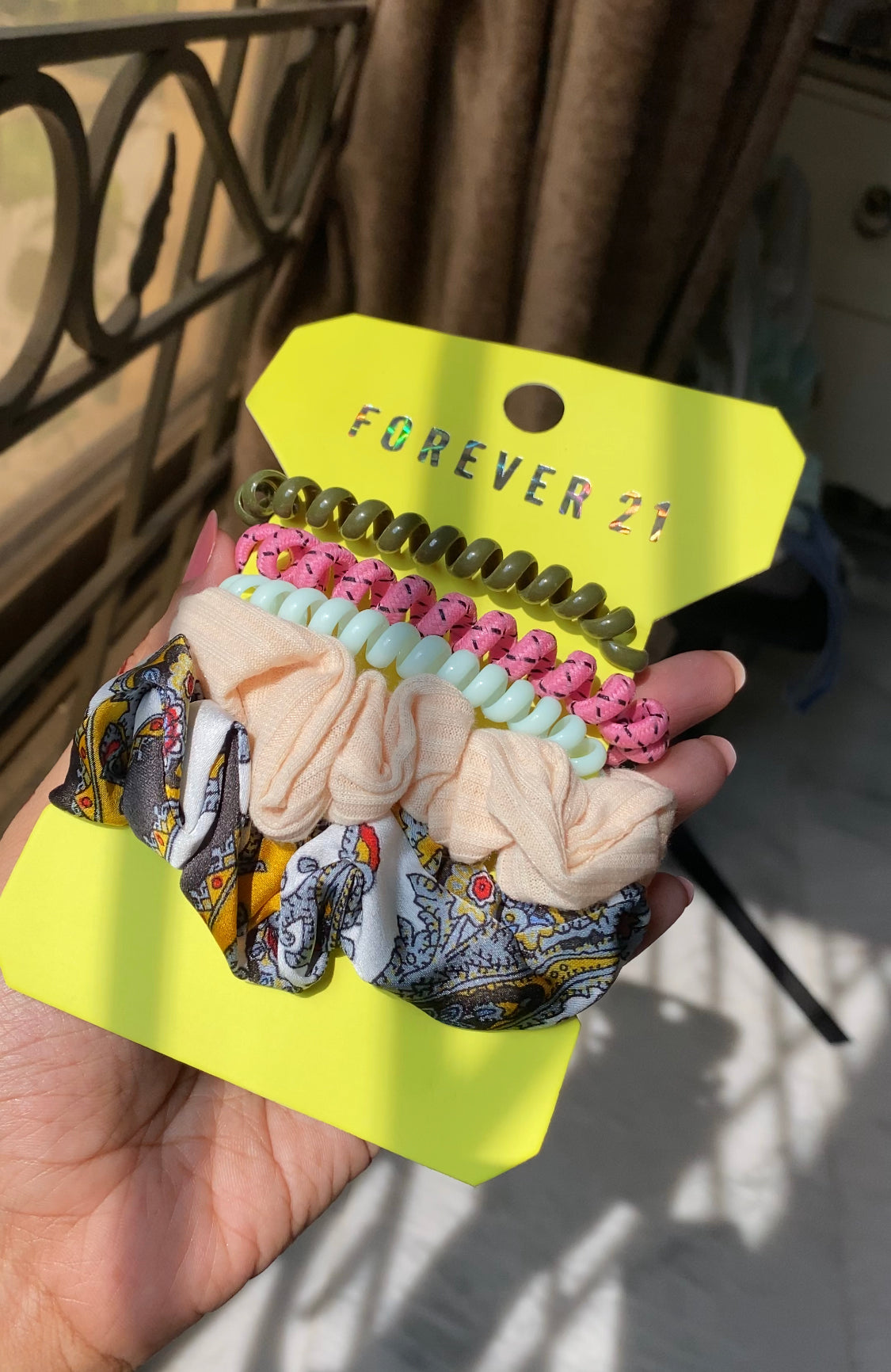 A167 FOREVER 2  1  ORIGINAL HAIR TIE / SCRUNCHIE  SET