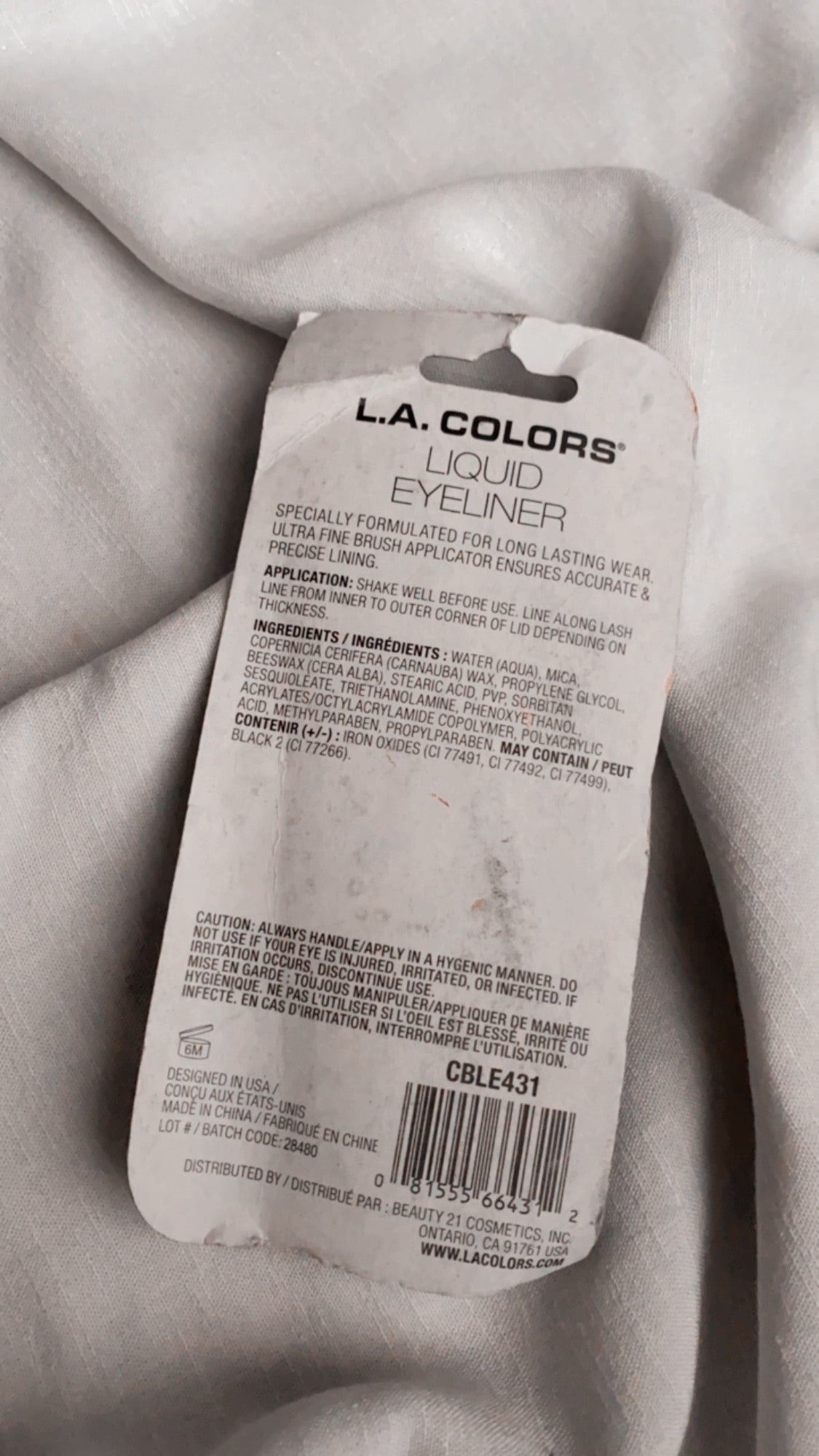 LA COLORS LIQUID LINER