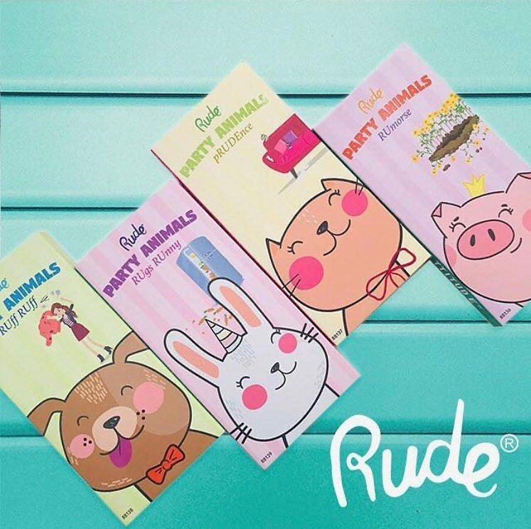 RUDE COSMETICS ANIMAL PARTY SET