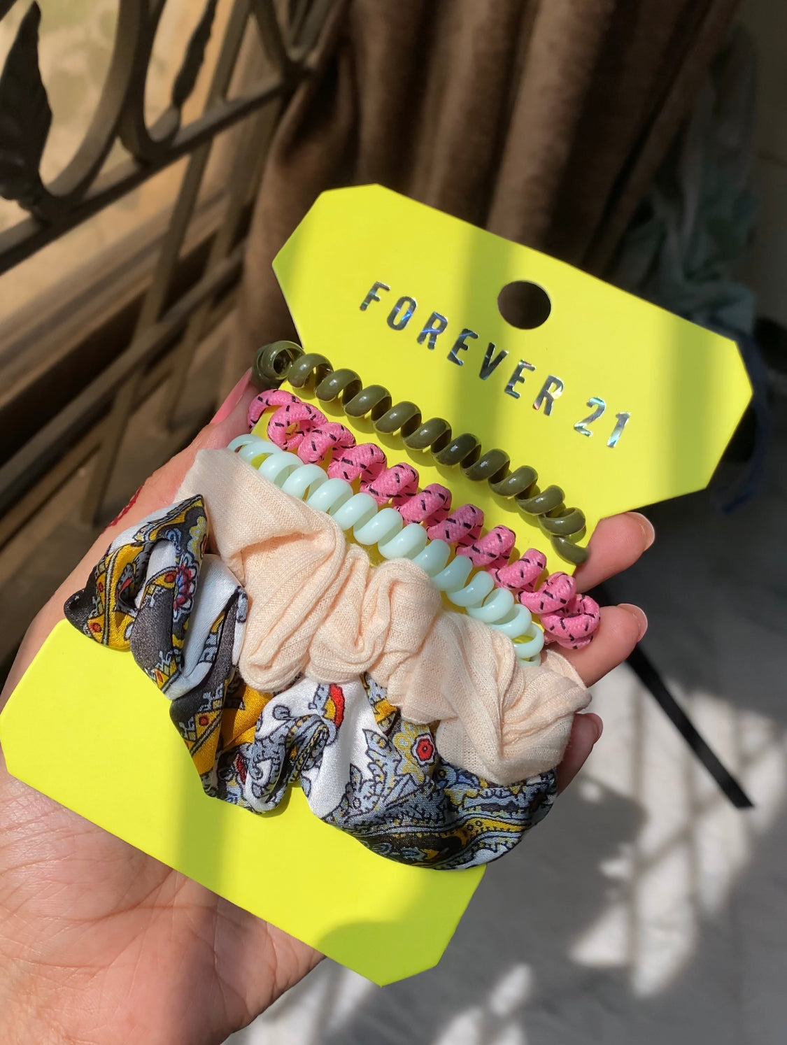 A167 FOREVER 2  1  ORIGINAL HAIR TIE / SCRUNCHIE  SET