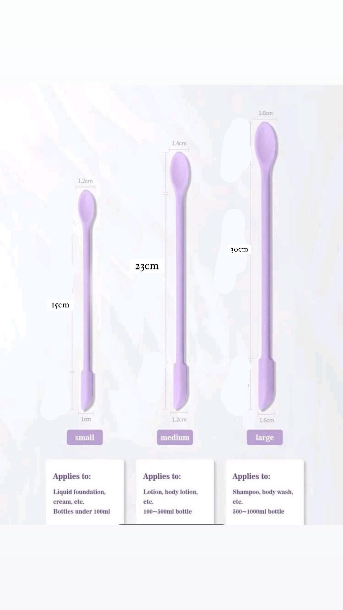 PURPLE SILICON MINI SPOON SET